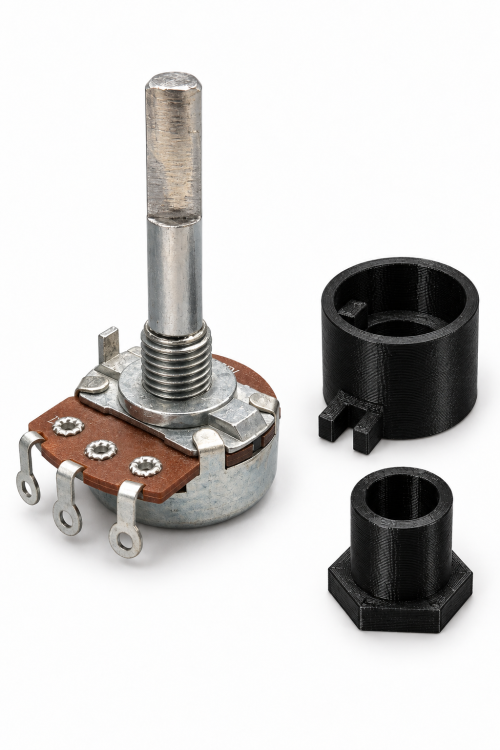 Atari paddle potentiometer Atari Paddle Controller Replacement Potentiometer + 3DP'ed Adapter